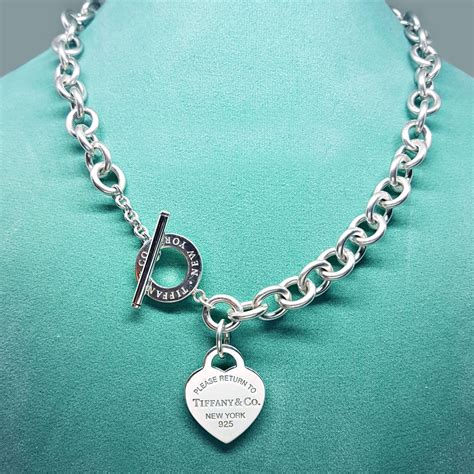 tiffany and co toggle necklace replica|tiffany and co necklace heart.